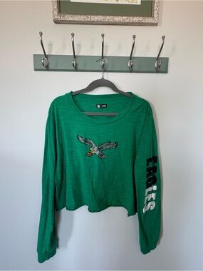 NFL Philadelphia Eagles Kelly Green Team Apparel Crewneck Shirt